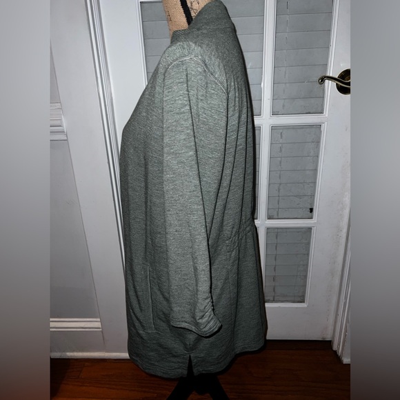 Talbots French Terry Flyaway Cardigan Size 1X Petite - Picture 10 of 11